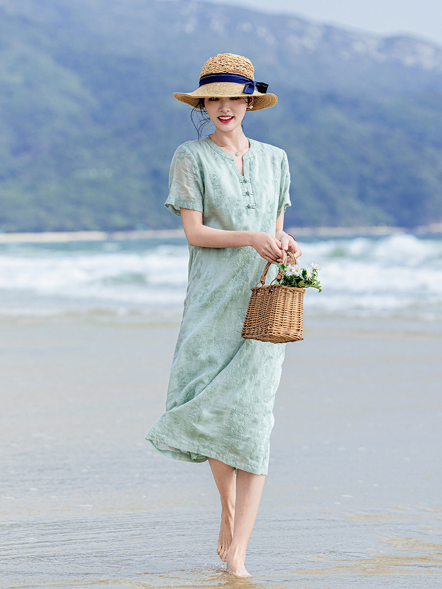 Charli Perfect Embroidery Qipao Cheongsam