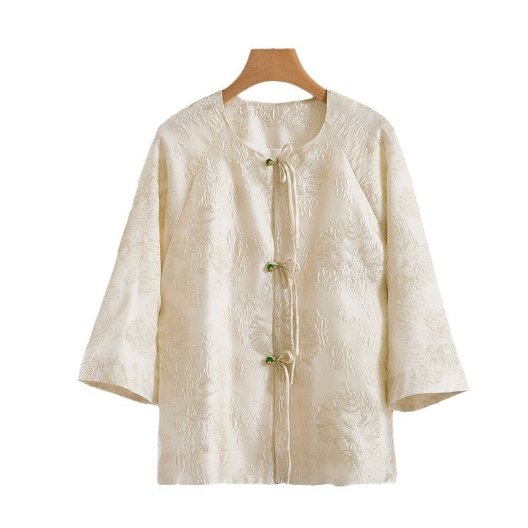 Nyla Luxe Mood Qipao Cheongsam Top