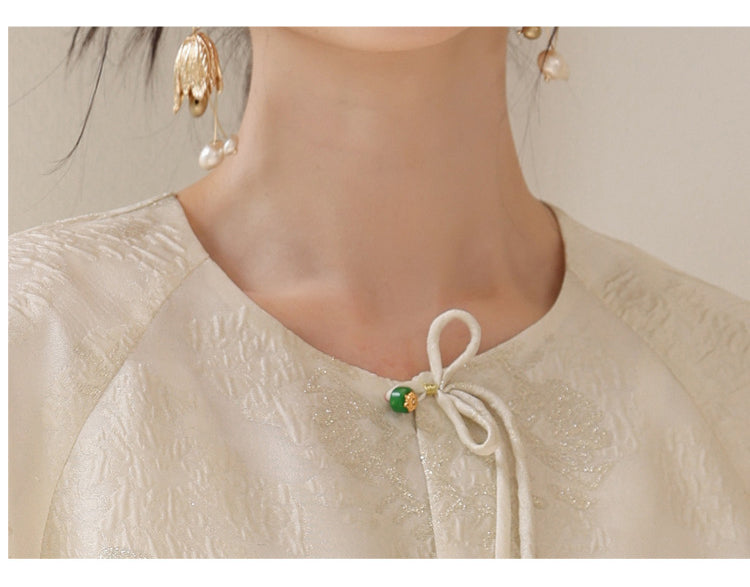 Nyla Luxe Mood Qipao Cheongsam Top