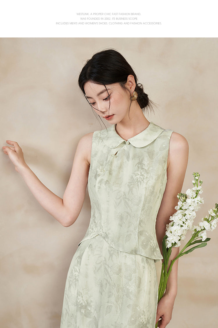 Alaya Spectacular Qipao Cheongsam Two Piece