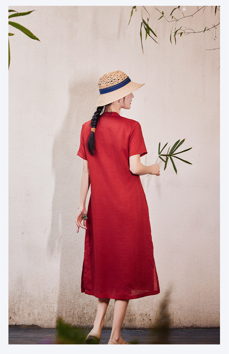 Kyleigh Bloom Ready Embroidery Qipao Cheongsam