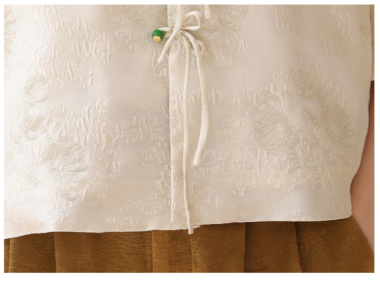 Nyla Luxe Mood Qipao Cheongsam Top