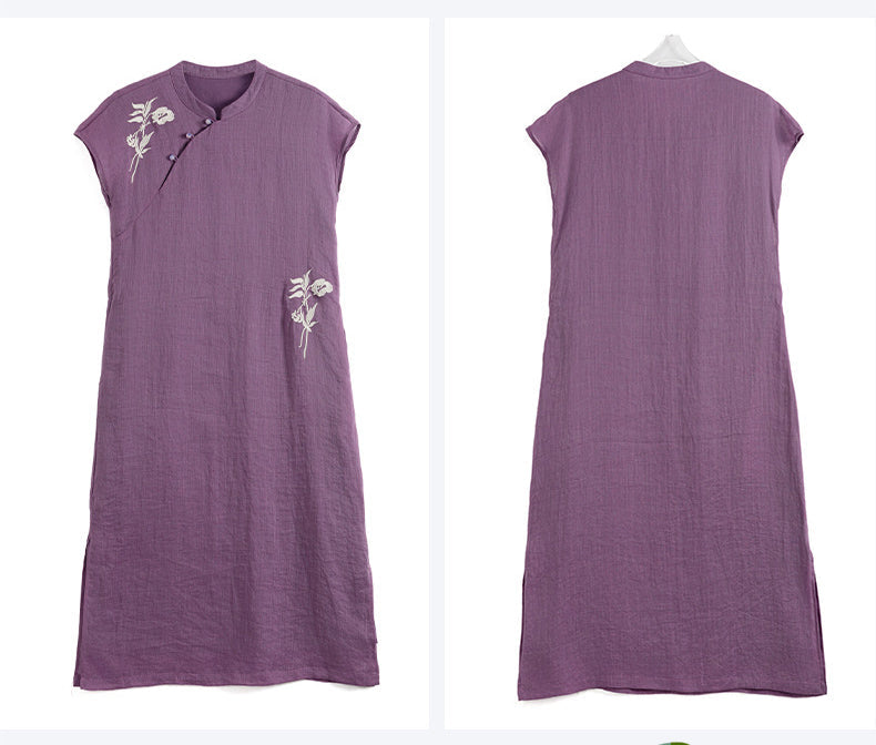 Eleanora Remarkable Embroidery Qipao Cheongsam