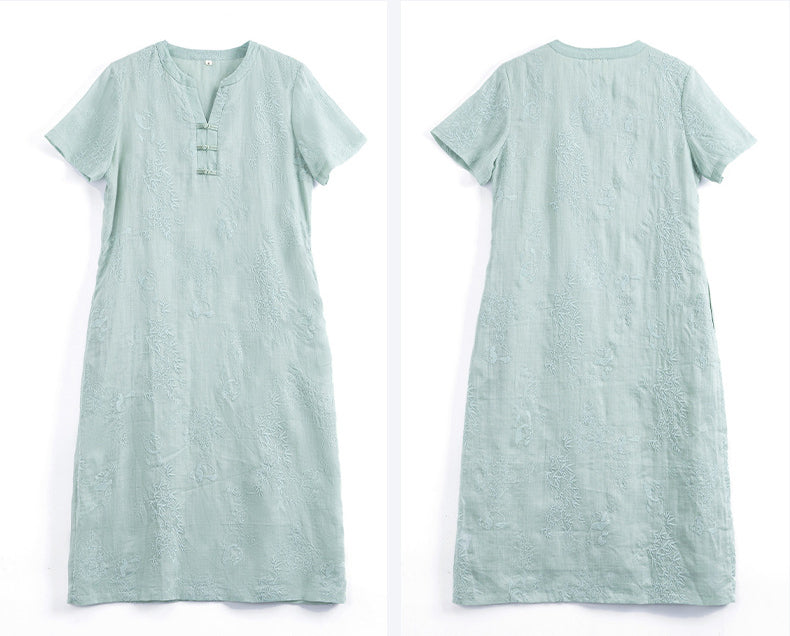 Charli Perfect Embroidery Qipao Cheongsam