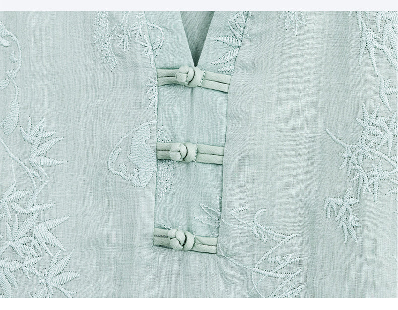 Charli Perfect Embroidery Qipao Cheongsam