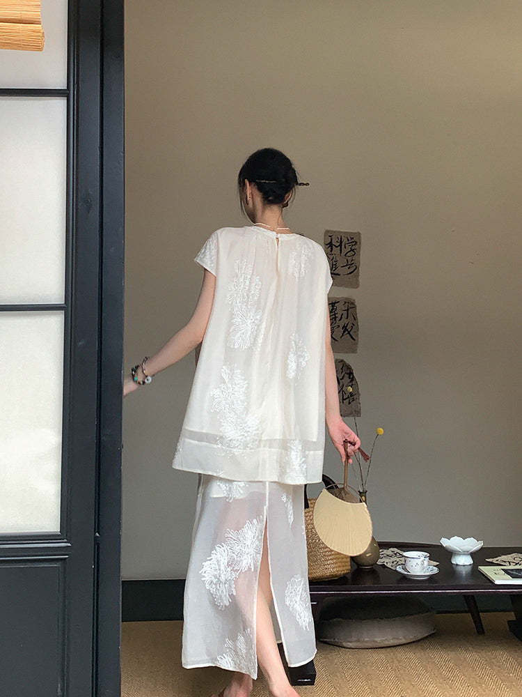 Amelia Dazzling Qipao Cheongsam Two Piece