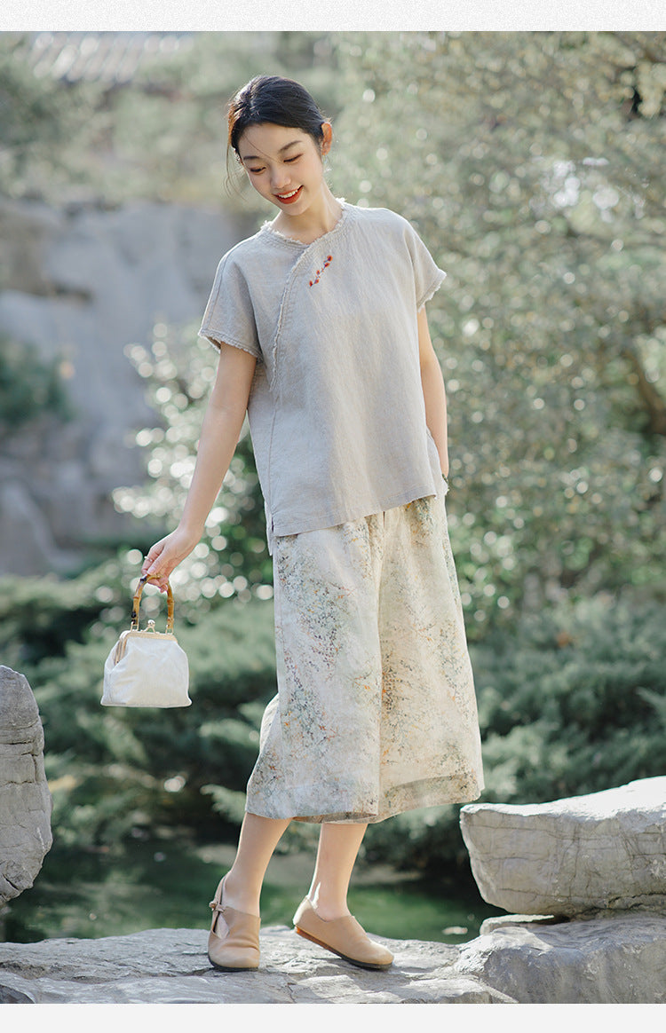 Aspen Shining Qipao Cheongsam Pant