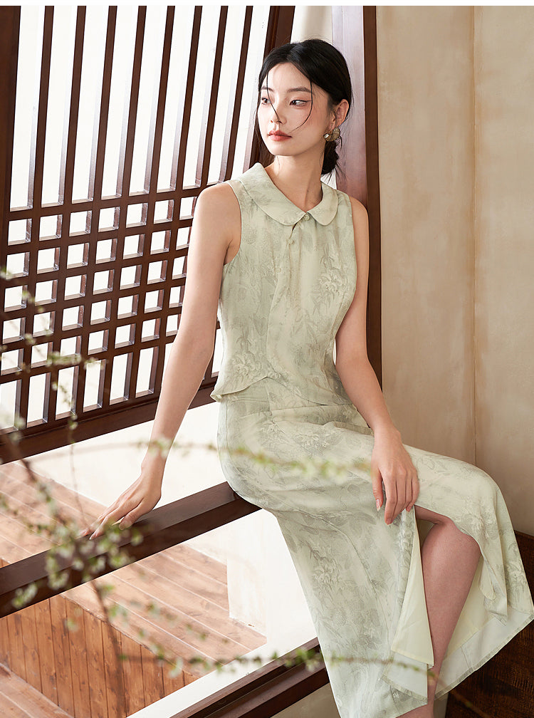 Alaya Spectacular Qipao Cheongsam Two Piece