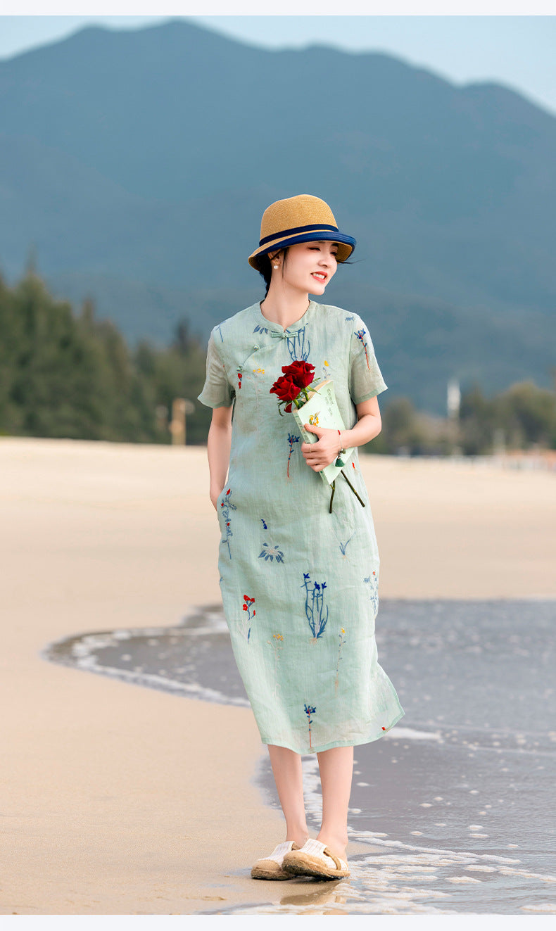 Annamaria Perfect Embroidery Qipao Cheongsam