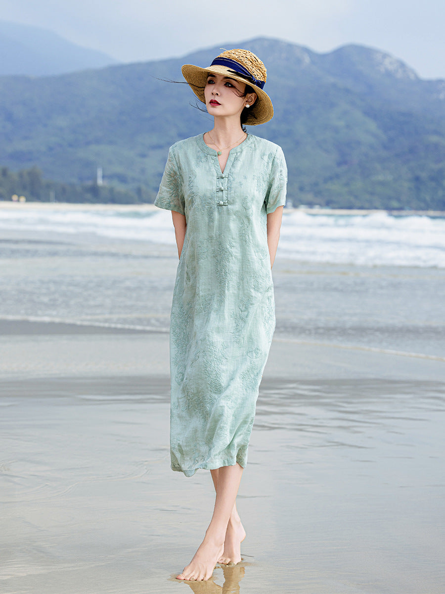 Charli Perfect Embroidery Qipao Cheongsam