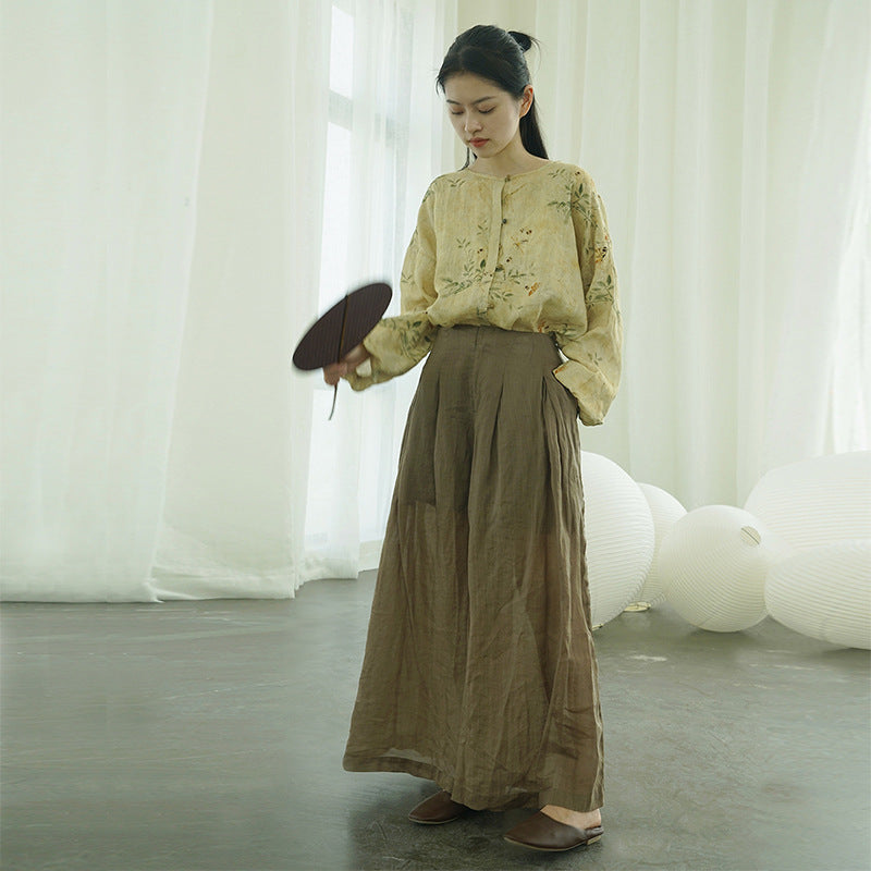 Apricot Fragrant Qipao Cheongsam Top