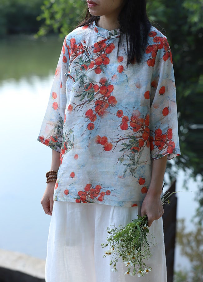 Joanna Found Bliss Qipao Cheongsam Top