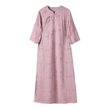 Lara Embroidered Cheongsam Qipao Dress