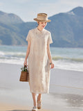 Elise Blooming Embroidery Qipao Cheongsam