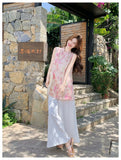Nebula 2-Piece Black Frog-Button Cheongsam Top