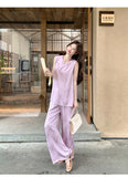 Mila 2-Piece Pastel Lace Cheongsam Set