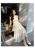 Evangeline 2-Piece Embroidered Lace Cheongsam Set