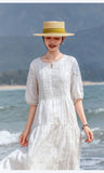 Bianca Elevated Cashew Embroidery Elegant Cheongsam Qipao Dress