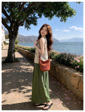 Rowena 2-Piece Orange Printed Top Set Cheongsam