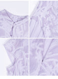 Hematite Light Sky Blue Cheongsam Dress