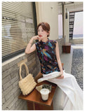 Hermione 2-Piece Dye Print Cheongsam Set
