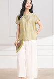 Ulyana Crabapple Pink Jacquard Cheongsam Top