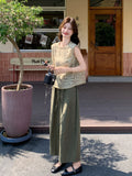 Capella 2-Piece Embroidered Top and Pants Set Cheongsam