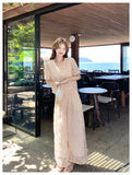 Gina 2-Piece Lace Embroidered Cheongsam Set