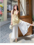 Royalty Shining Qipao Cheongsam Two Piece