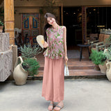 Atelier 2-Piece Print Cheongsam Set