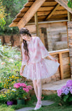 Sunflower 2-Piece Gradient Peach Pink Cheongsam Top