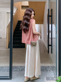 Galaxy 2-Piece Textured Sleeveless Top Set Cheongsam