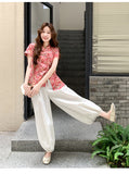 Ophelia Sparks Qipao Cheongsam Two Piece