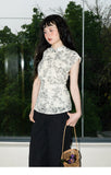 Ellie Moonlit Charm Qipao Cheongsam Top