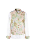 Haute 2-Piece Green Rice Pattern Cheongsam Set