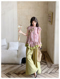 Jasmine 2-Piece Floral Ruffle Cheongsam Set
