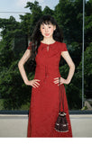 Irene Moonlit Bloom Embroidery Qipao Cheongsam