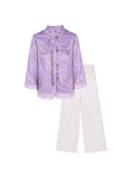 Nerissa 2-Piece Floral Cheongsam Set