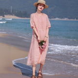 Solstice Elevated Embroidered Ruffles Elegant Cheongsam Qipao Dress