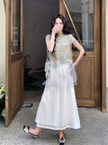 Marcella 2-Piece Black Mandarin Collar Cheongsam Top