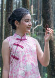 Floral Pearl Cheongsam Dress