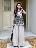 Zena 2-Piece Lace Embroidered Set Cheongsam