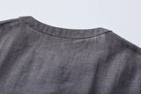 Taya Deep Space Gray Lace Cheongsam Dress