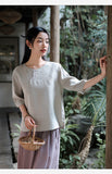 Rosalyn Spotlight Embroidery Qipao Cheongsam Top
