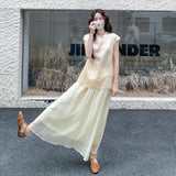 Ballad 2-Piece Embroidered Top Cheongsam Set