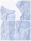 Hematite Light Sky Blue Cheongsam Dress
