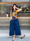 Matriarch 2-Piece Vintage Print Cheongsam Set
