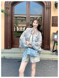Ramona 2-Piece Black Loose-Fit Cheongsam Set