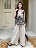 Zena 2-Piece Lace Embroidered Set Cheongsam