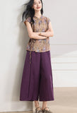 Presto 2-Piece Floral Print Cheongsam Top
